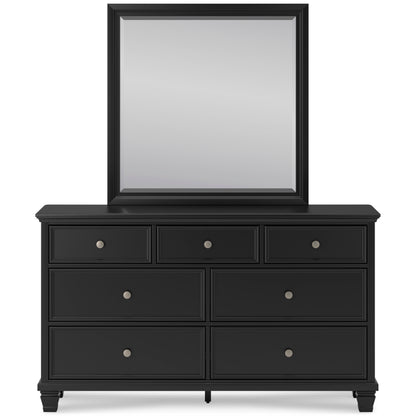 Lanolee 7 Drawer Dresser and Mirror