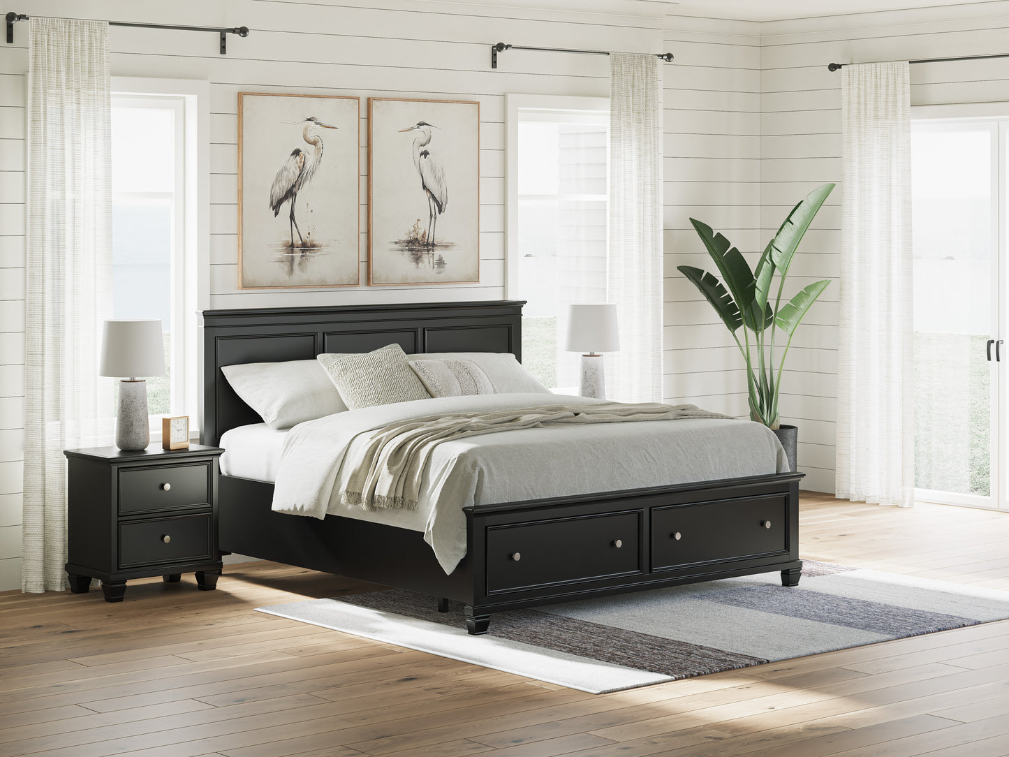 Ashley Lanolee Panel Storage Bed