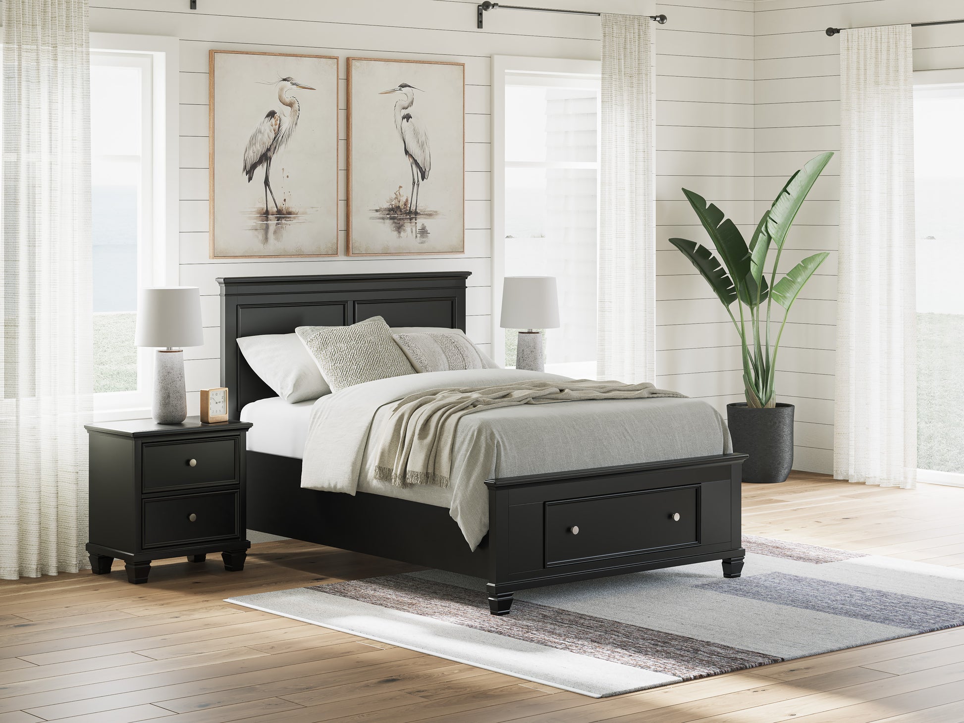 Ashley Lanolee Panel Storage Bed