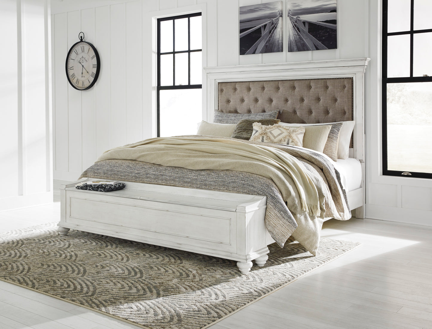 Kanwyn Upholstered Panel Storage Bed