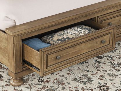 Vandenmore Storage Sleigh Bed