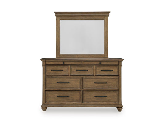 Ashley Waynely Dresser and Mirror