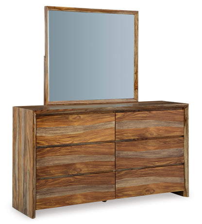 DRESSER AND MIRROR
