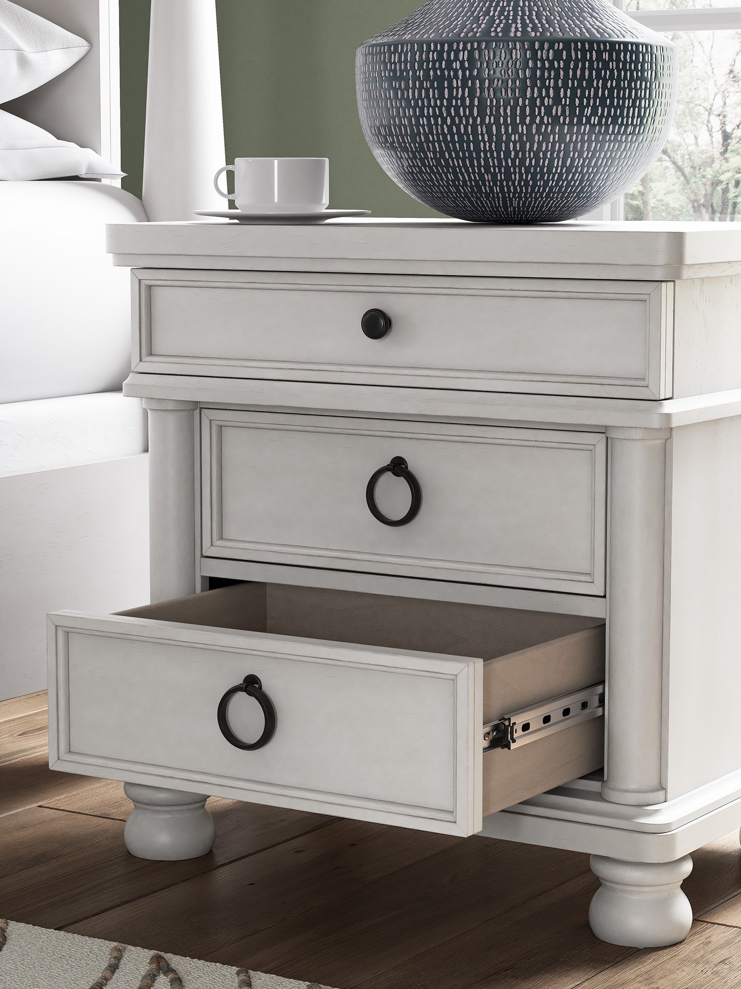 Chadworth Three Drawer Night Stand