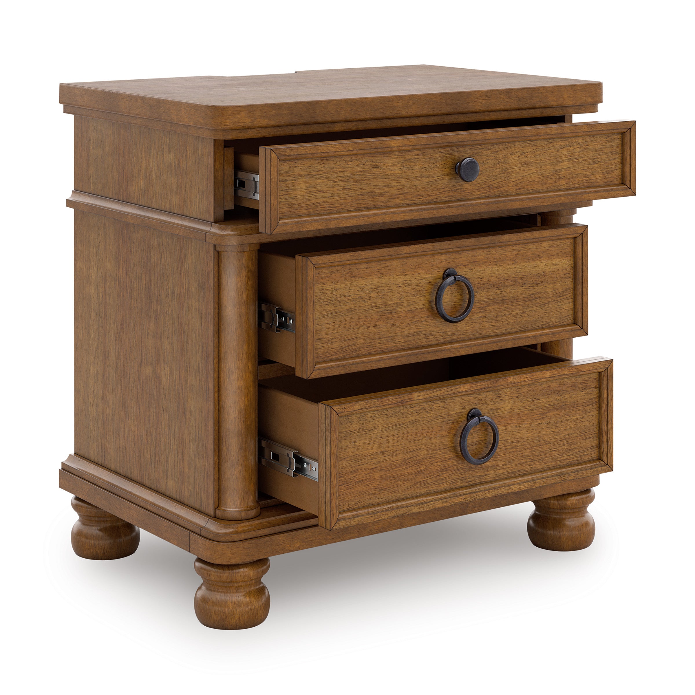 Chadworth Three Drawer Night Stand – Levin Furniture