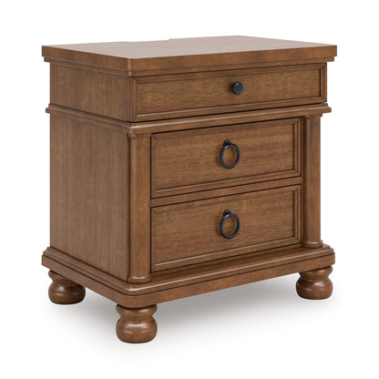 Chadworth Three Drawer Night Stand
