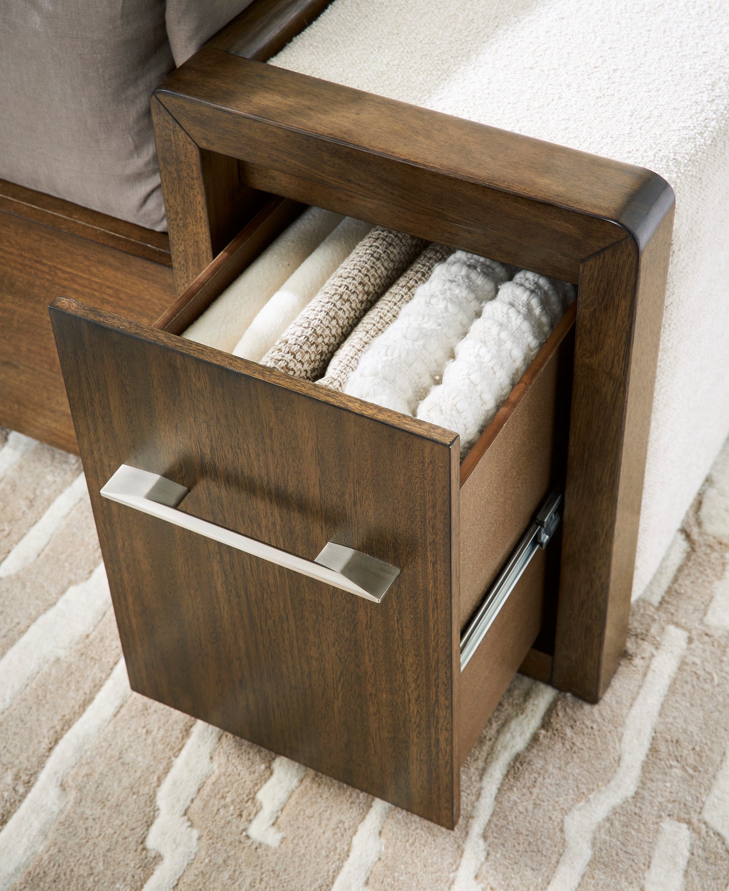 Ashley Marxmore Upholstered Storage Bed