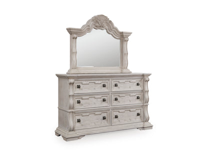 Ashley Andonhall Dresser and Mirror