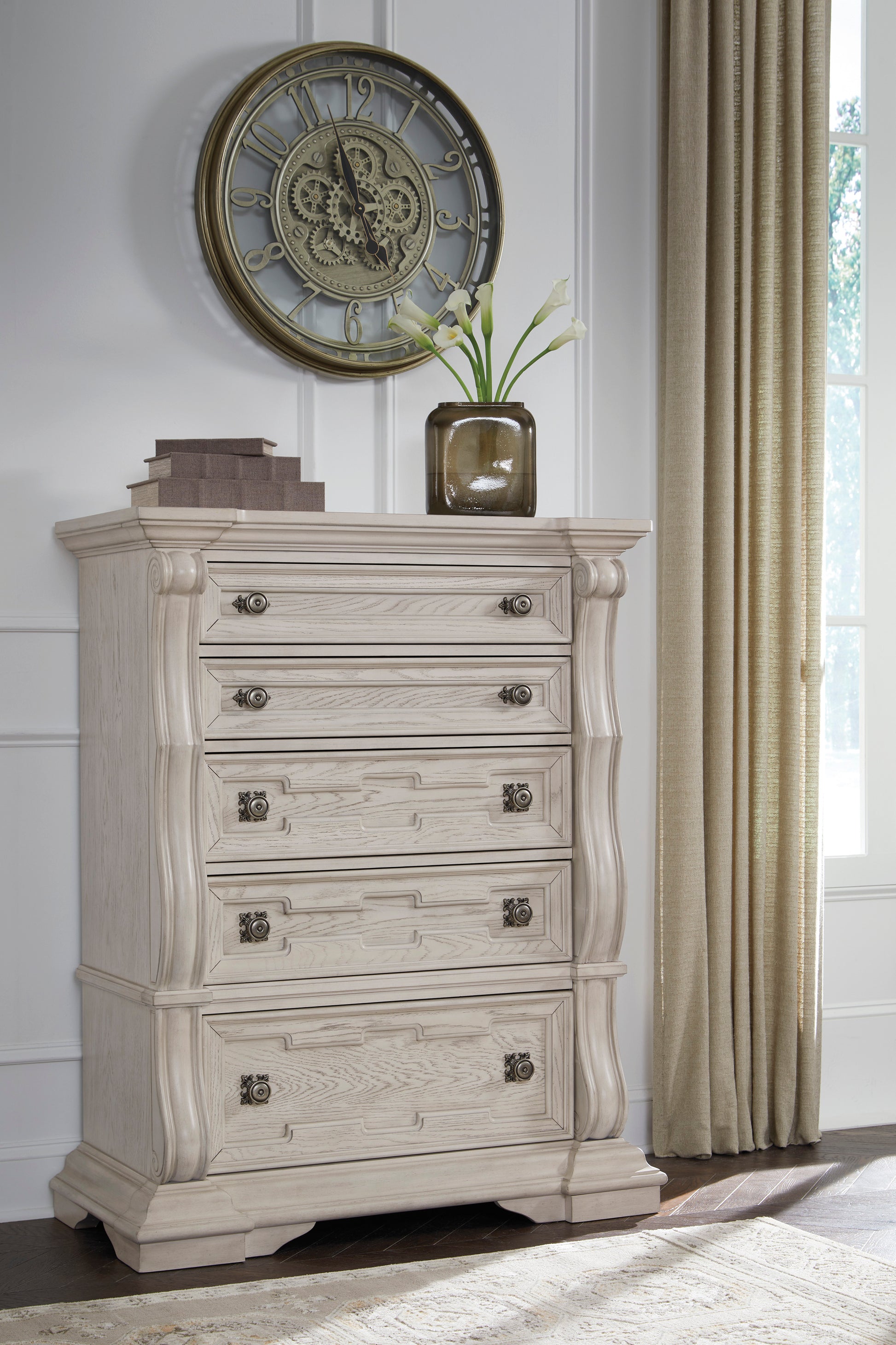 Ashley Andonhall Five Drawer Chest