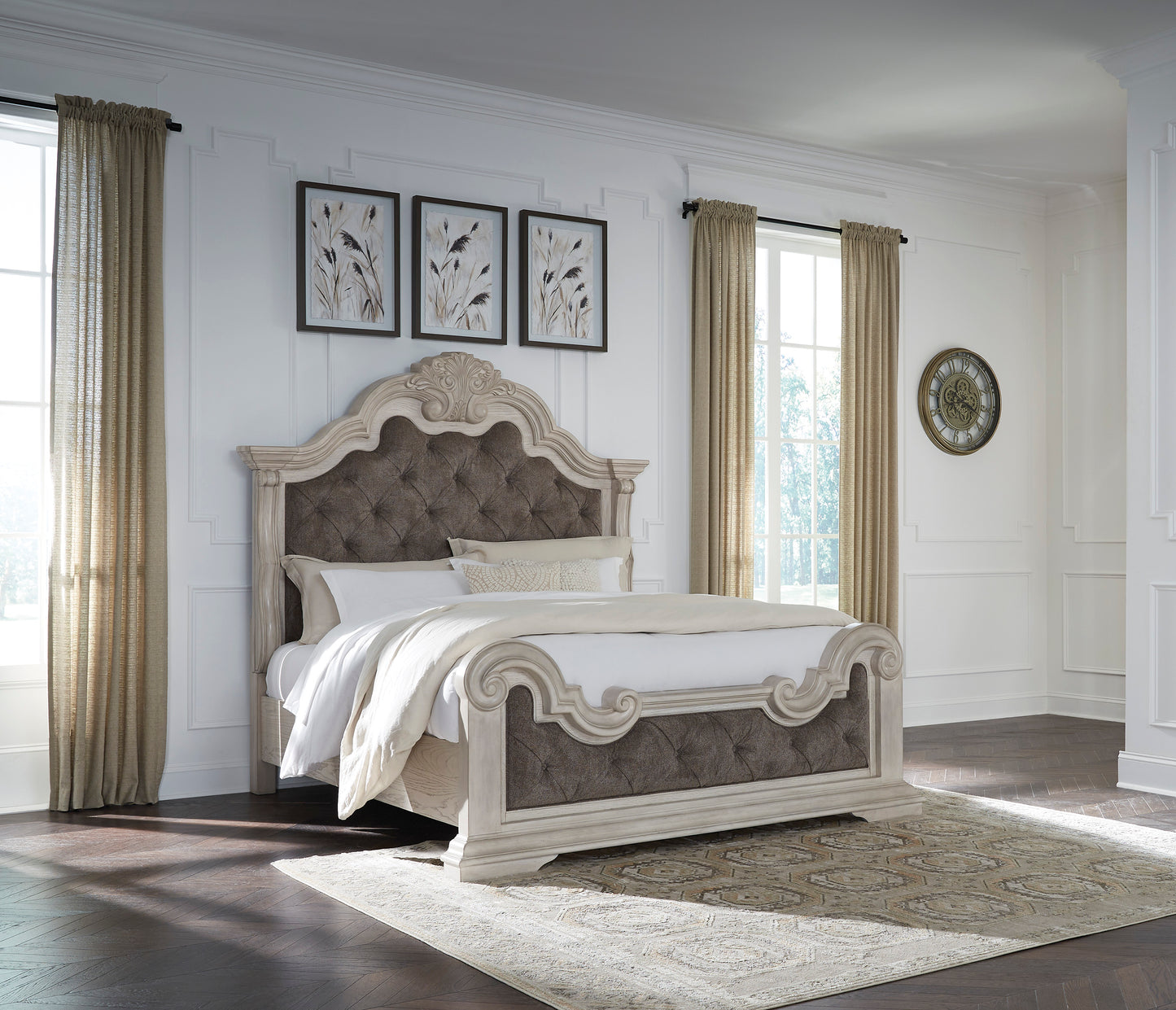 Andonhall Upholstered Panel Bed