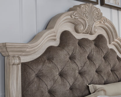 Ashley Andonhall Upholstered Panel Headboard