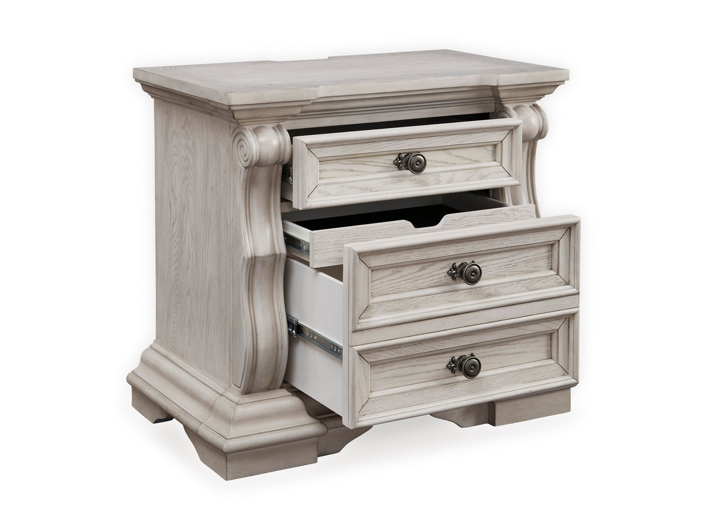 Ashley Andonhall Three Drawer Night Stand