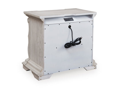 Ashley Andonhall Three Drawer Night Stand