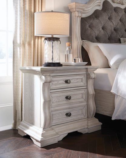 Ashley Andonhall Three Drawer Night Stand