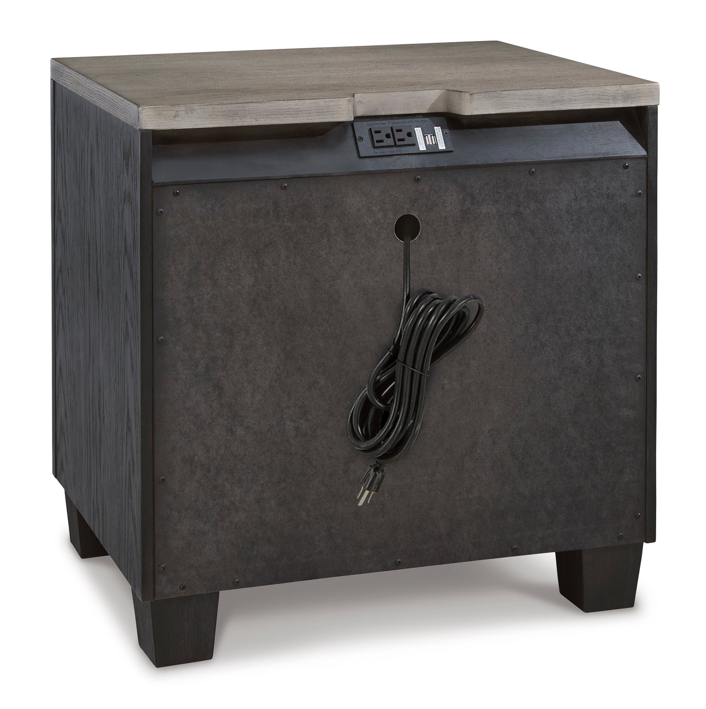 Foyland Two Drawer Night Stand