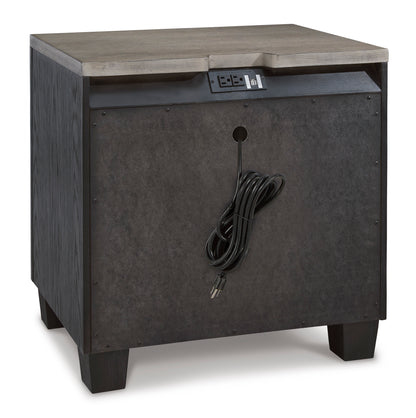 Foyland Two Drawer Night Stand