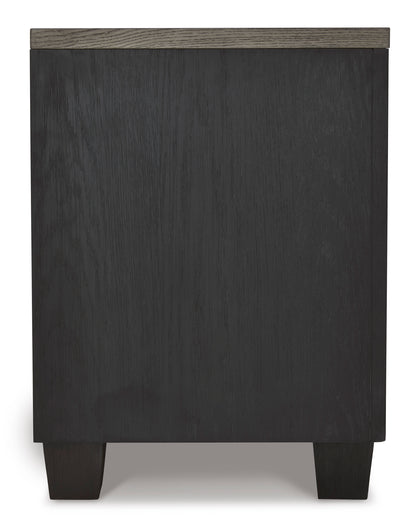 Foyland Two Drawer Night Stand