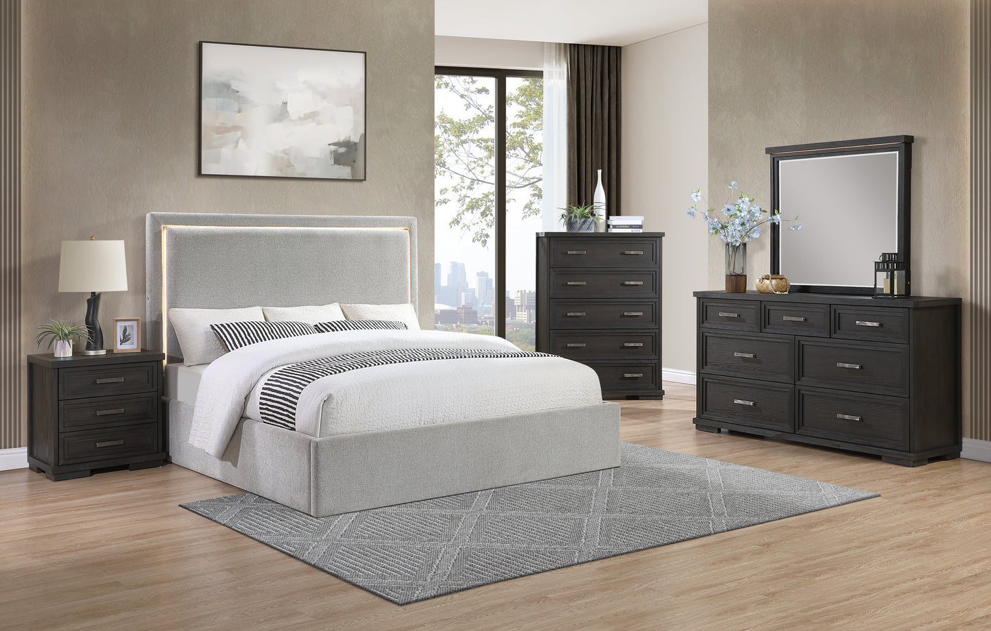Amelia Upholstered Bed