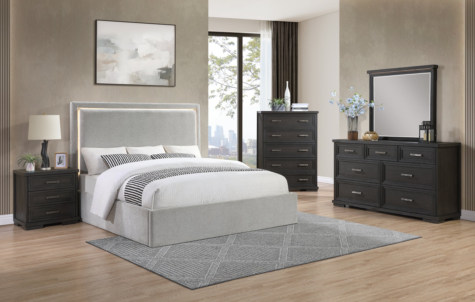 Amelia Upholstered Bed