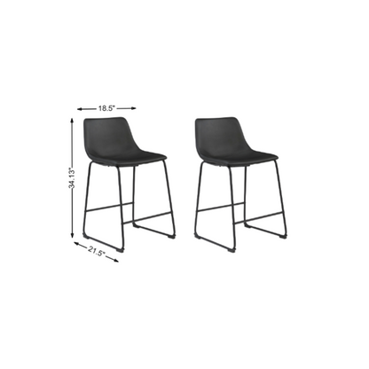 Centiar Counter Height Bar Stool (Set of 2)