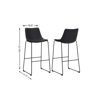 Centiar Pub Height Bar Stool (Set of 2)