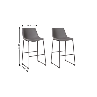 Centiar Pub Height Bar Stool (Set of 2)