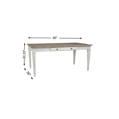 Skempton Storage Dining Table with 2 Side Drawers