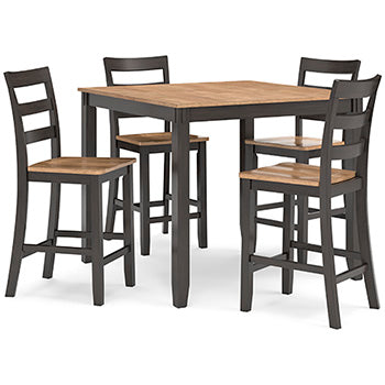 Gesthaven 5-Piece Counter Height Dining Set