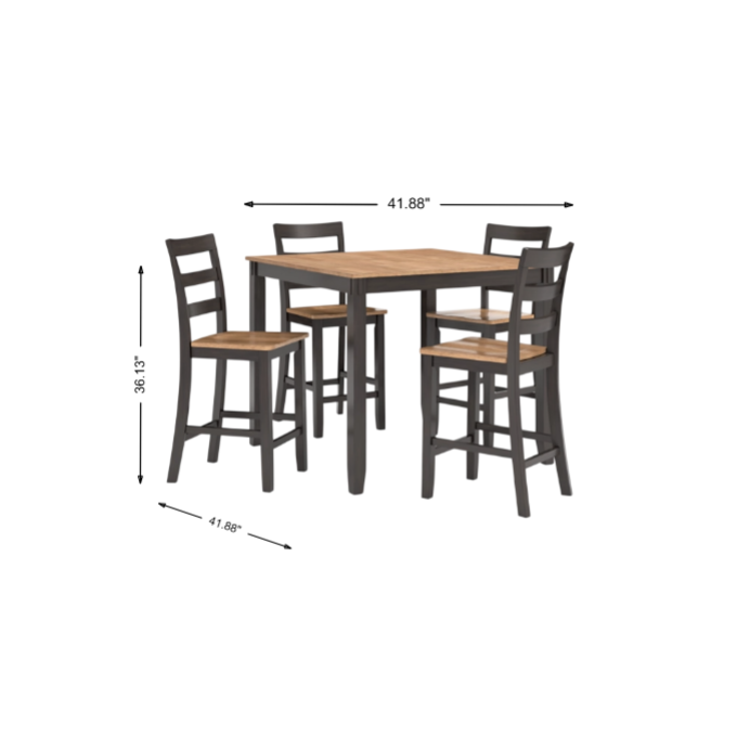 Gesthaven 5-Piece Counter Height Dining Set