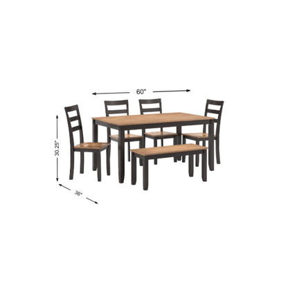 Gesthaven 6-Piece Dining Set