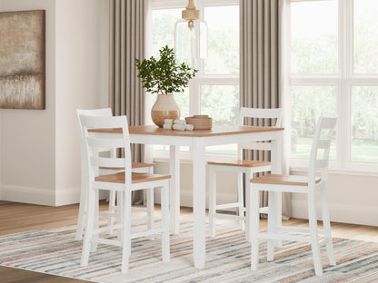 Gesthaven 5-Piece Counter Height Dining Set
