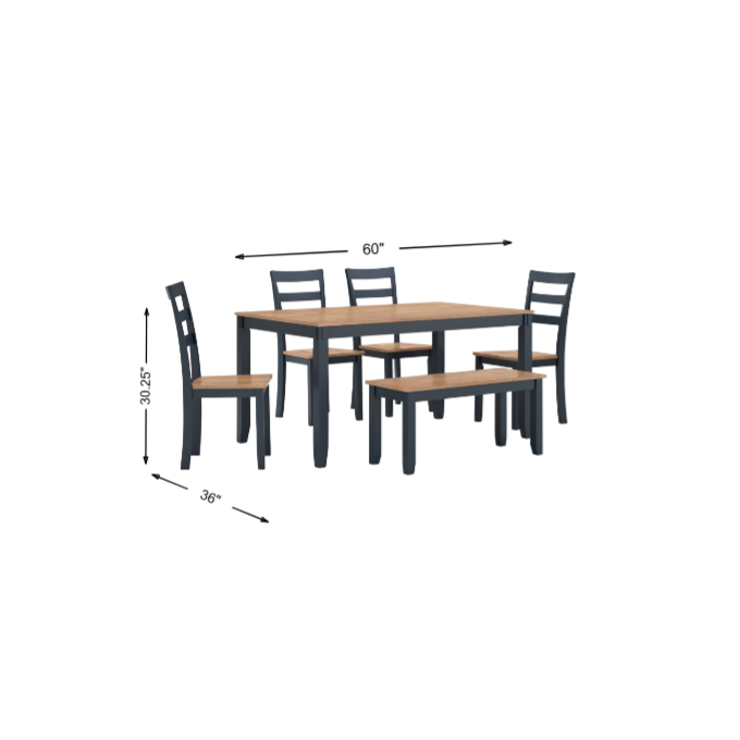 Gesthaven 6-Piece Dining Set