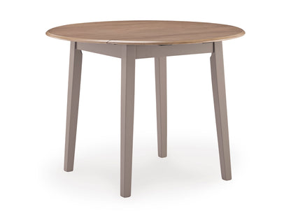 Ashley Gesthaven Drop Leaf 26"-42" Extendable Dining Table Gray