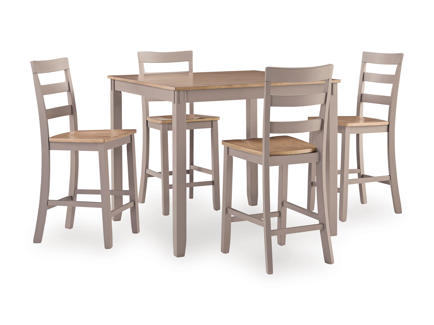 Gesthaven 5-Piece Counter Height Dining Set Gray