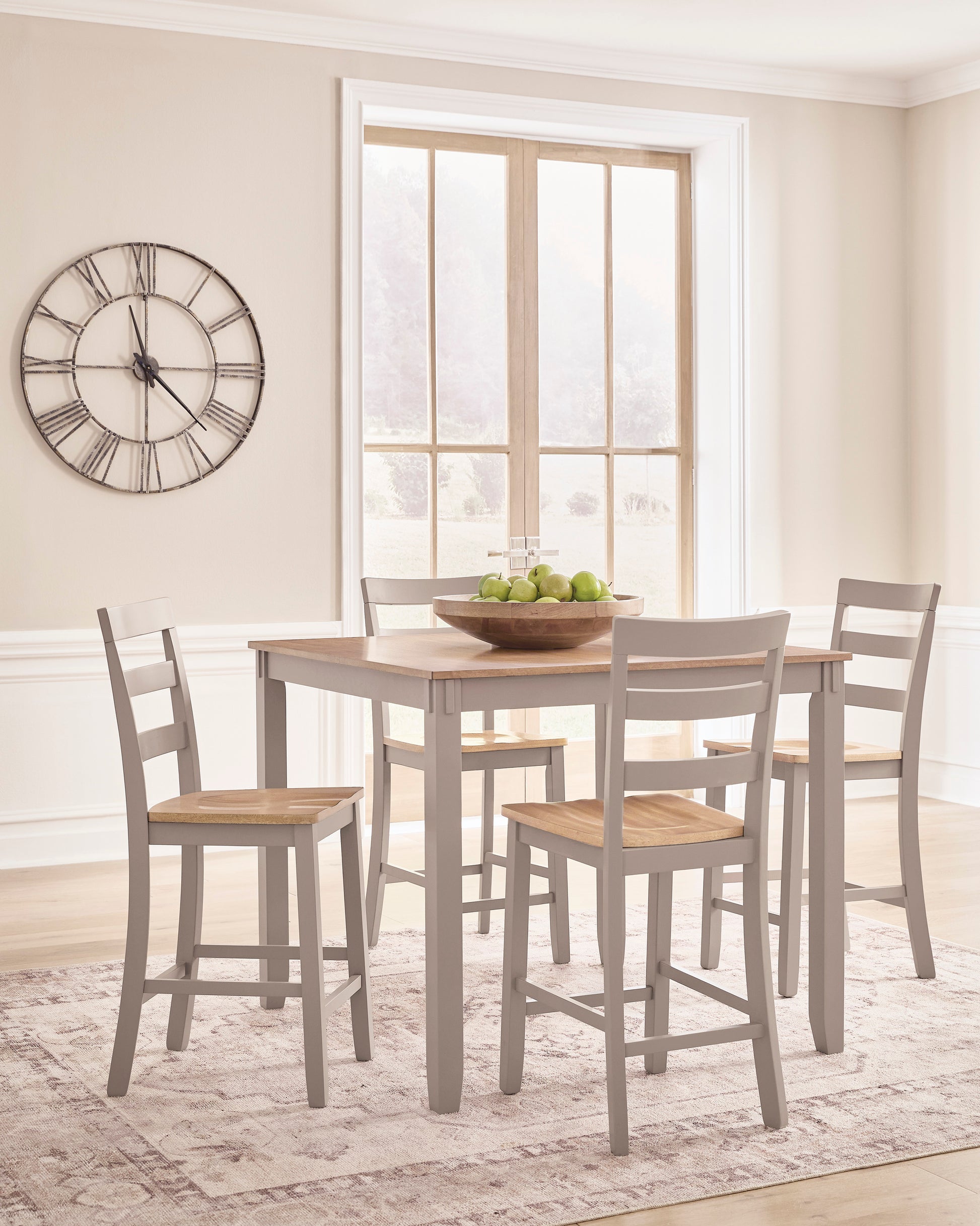 Gesthaven 5-Piece Counter Height Dining Set