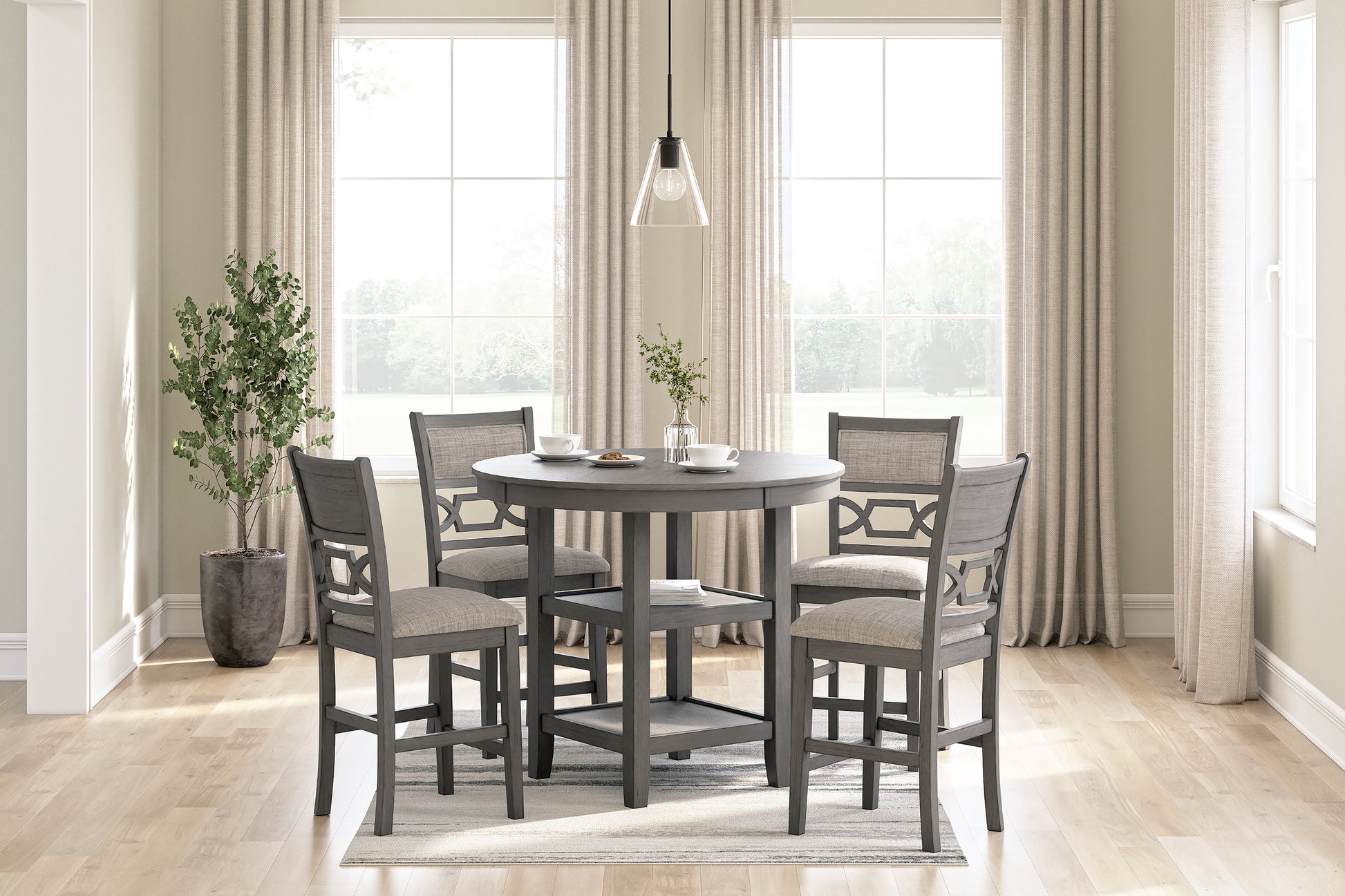 Wrenning 5-Piece Counter Dining Set