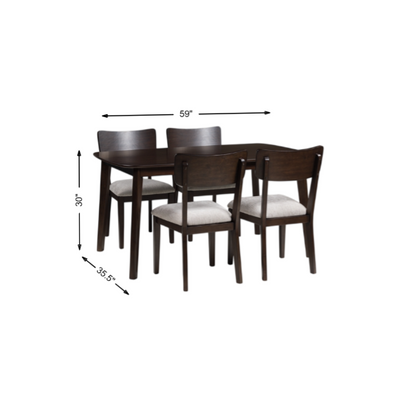 Dantenton 5-Piece Dining Set