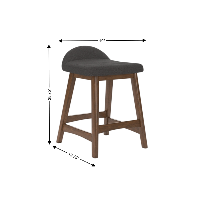 Lyncott Counter Height Bar Stool (Set of 2)