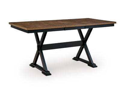 Wildenauer Counter Height Butterfly Extension Dining Table
