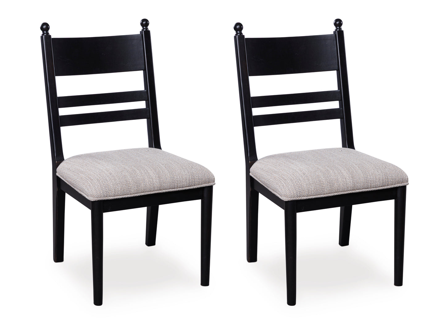 Chadworth Dining Upholstered Side Chair (Set of2) Black