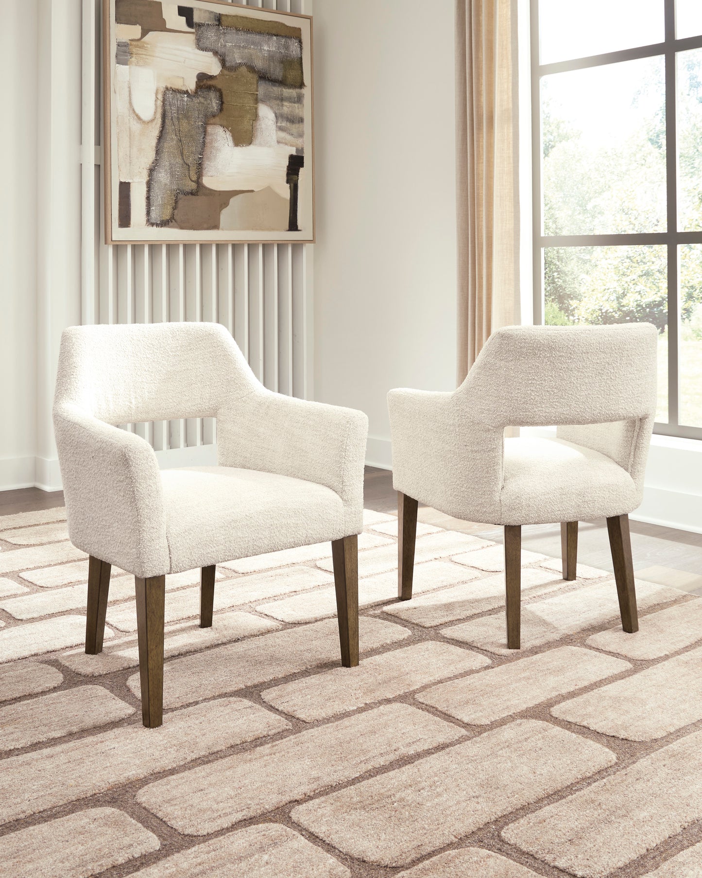 Ashley Marxmore Upholstered Dining Armchairs (Set of 2)