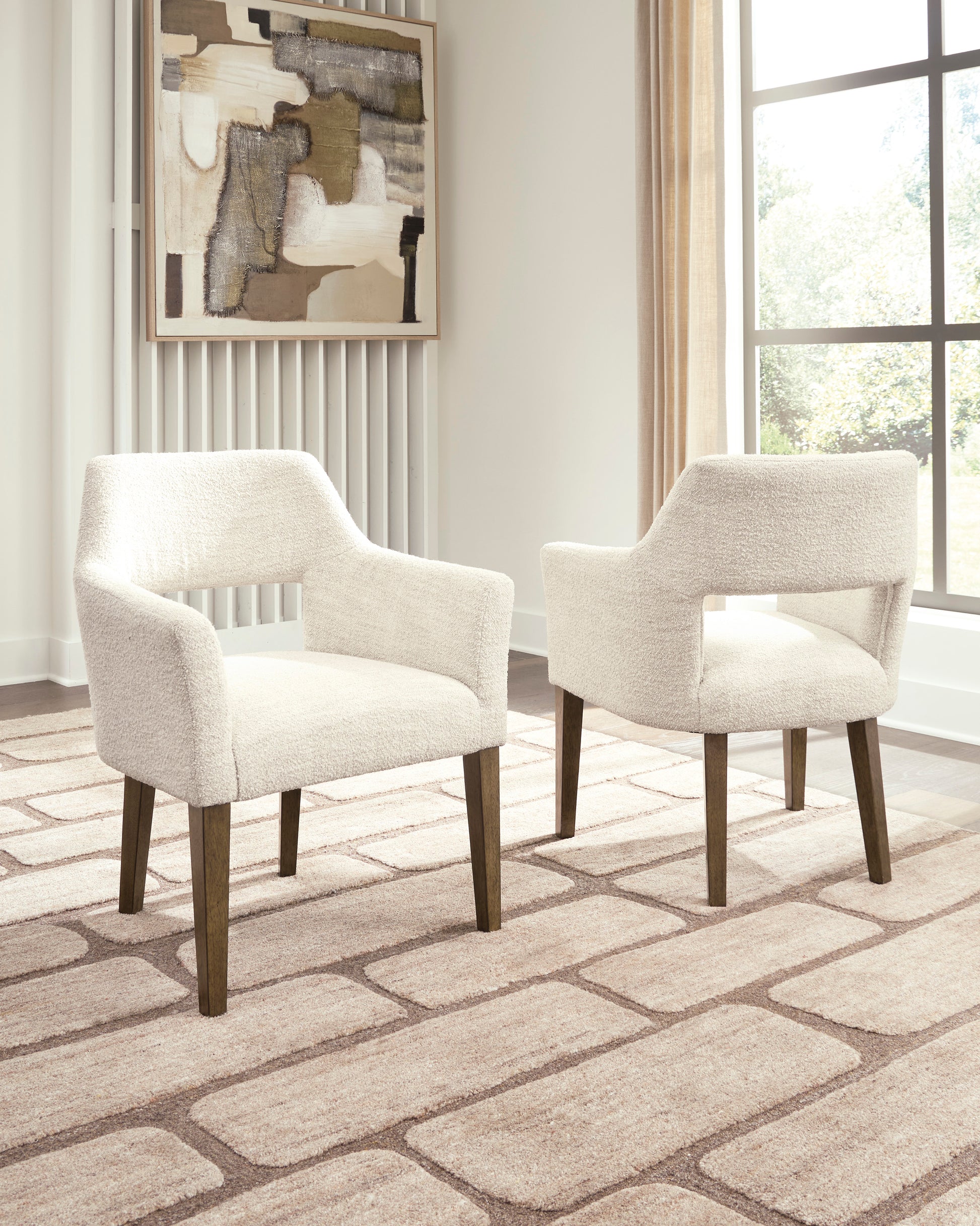 Ashley Marxmore Upholstered Dining Armchairs (Set of 2)