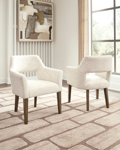 Ashley Marxmore Upholstered Dining Armchairs (Set of 2)