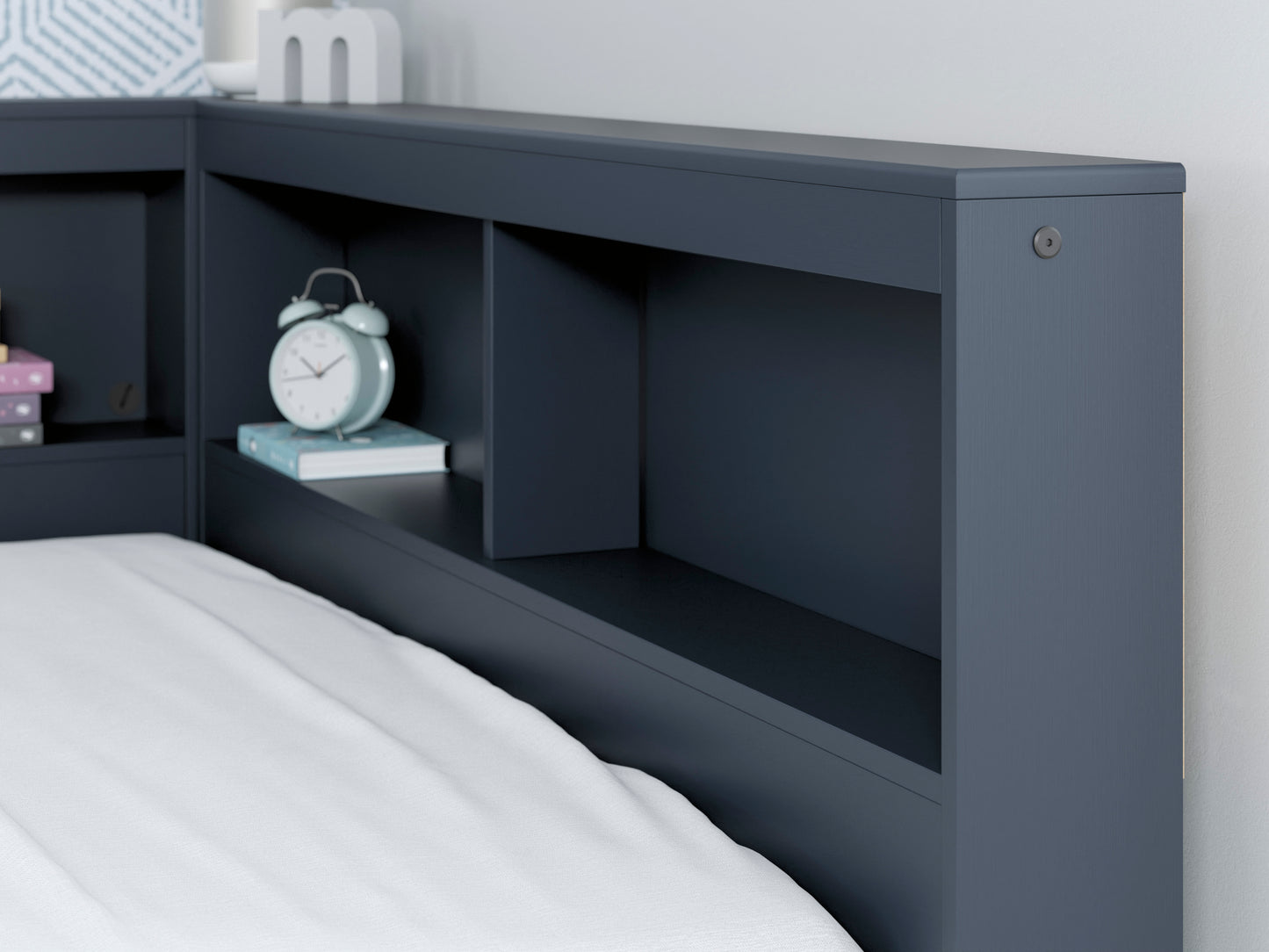 Simmenfort Bookcase Storage Bed