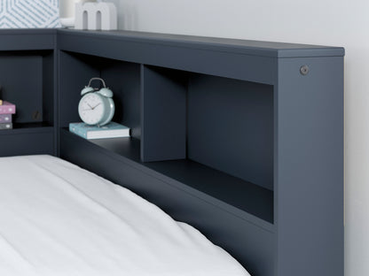 Simmenfort Bookcase Storage Bed