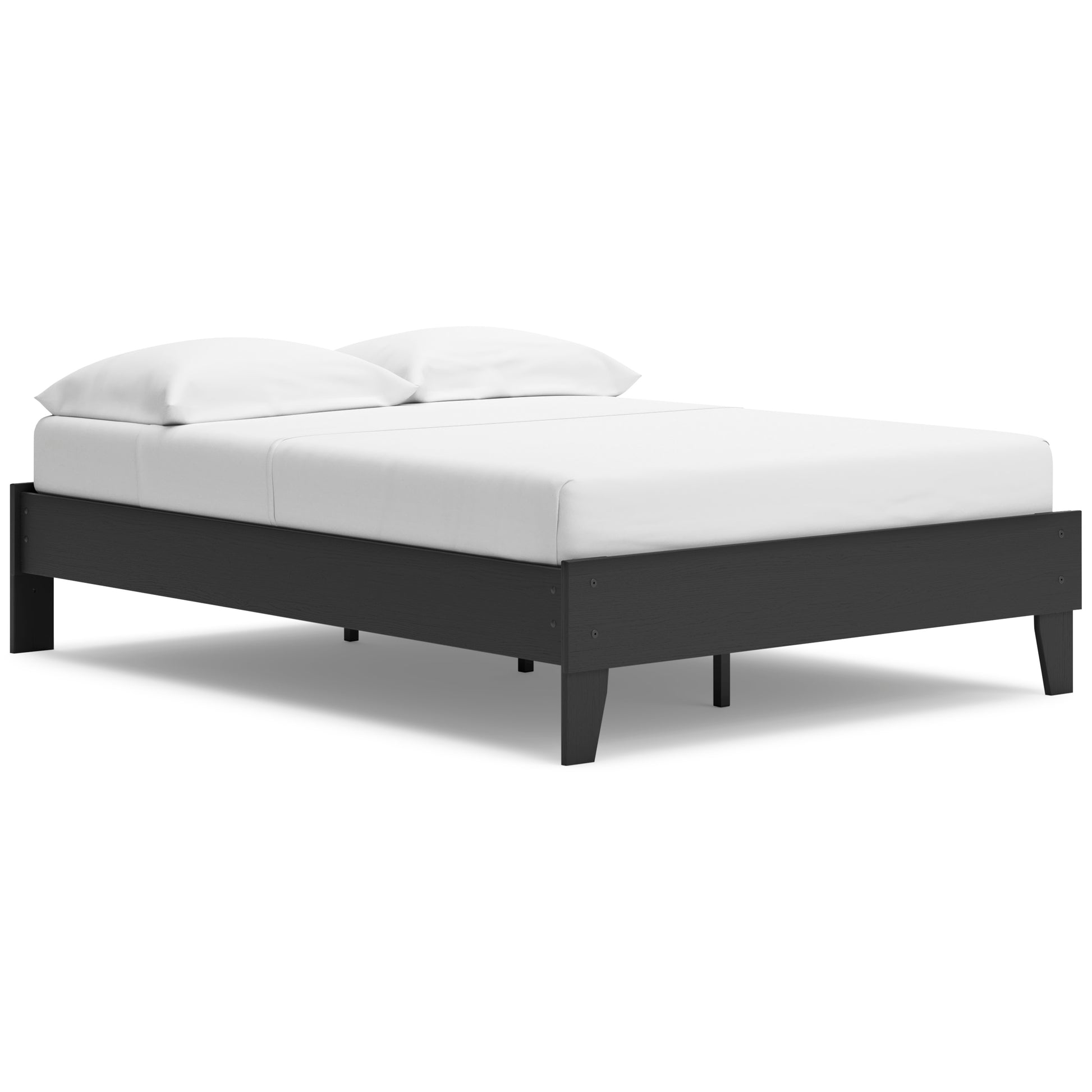 Socalle Platform Bed Full Double Black