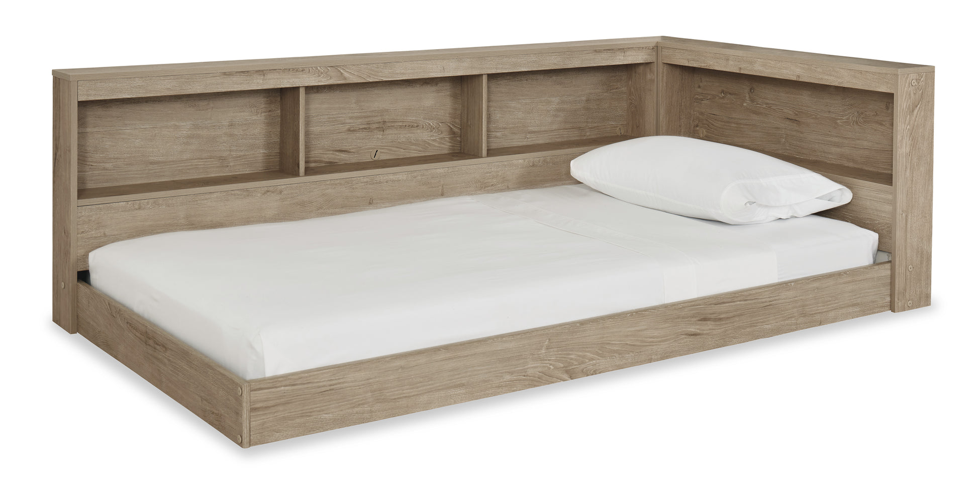 Oliah Bookcase Storage Bed