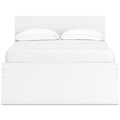 Onita Full Panel Platform Bed with 2 Side Storage