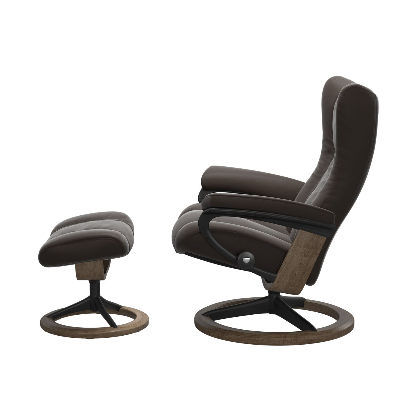 Wing Medium Signature Recliner and Ottoman