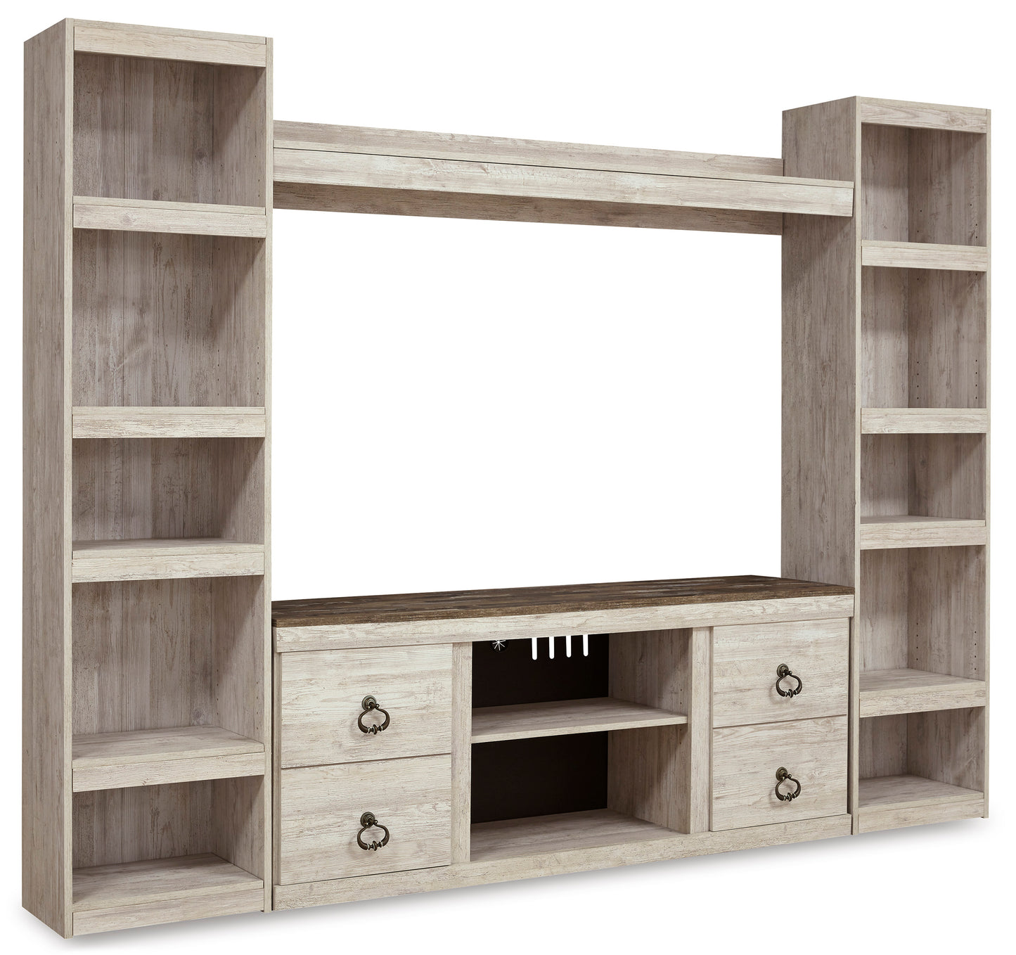 Ashley Willowton Entertainment Center with 60" TV Stand
